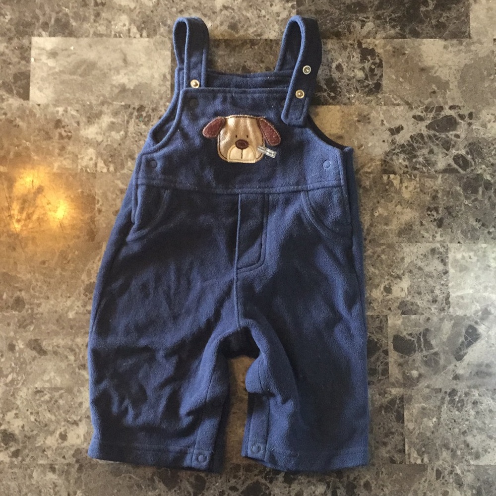 Soft Navy Blue Overalls